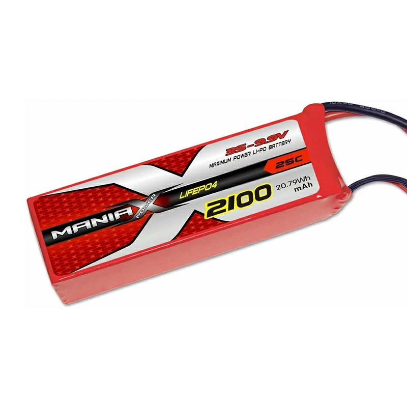 3S-9.9V 2100mAh 25C LiFePO4 Pil