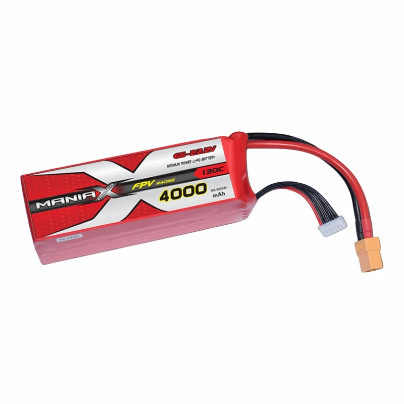 6S-22.2V 4000mAh 130C FPV Yarış Lipo Pil