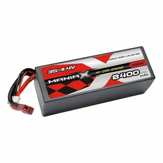 HV Lipo 3S-11.4V 8400mAh 100C Sert Kutu Yarış Araba Aküsü